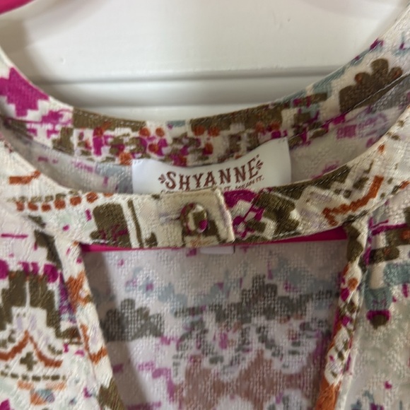 Shyanne Women's Coastal Cowgirl Boho Soft Long Sleeve Micro Mini Dress Size M - Picture 5 of 10